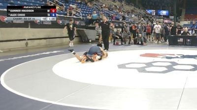 132 lbs Champ. Rd Of 16 - Gunner Knudsen, Utah vs Alex Choo, Texas