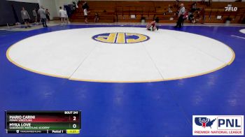 145 B Round 5 - Mario Carini, Poway Wrestling vs Myka Love, Sanderson Wrestling Academy