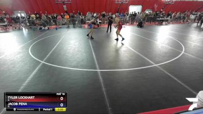 120 lbs Cons. Round 3 - Tyler Lockhart, IL vs Jacob Pena, IL