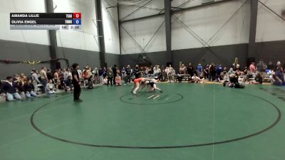 130 lbs Cons. Sub-quarters - Amanda Lillie, Team Aggression vs Olivia Engel, Thunder Mountain