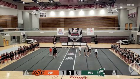 STUNT - Oklahoma State vs. Michigan State, STUNT vs. - Club Oklahoma State vs. Michigan State