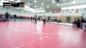 110 lbs Champ. Round 3 - Zoe Russey, Alhambra (Martinez) vs Sofia De Jesus, Archie Williams High School