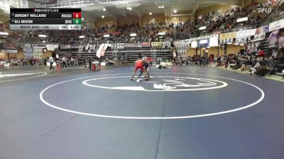 138 lbs Champ. Round 1 - Jeremy Willard, Mound City-Jayhawk Linn Hs vs Eli Moon, Burlingame Hs