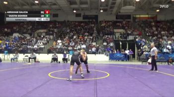 174 lbs Semifinal - Dustin Bohren, Loras vs Abraham Galicia, University Of Dubuque