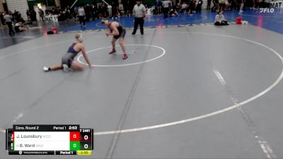 157 lbs Cons. Round 2 - Bowen Ward, Waldorf (Iowa) vs Jack Lounsbury, Northwest College