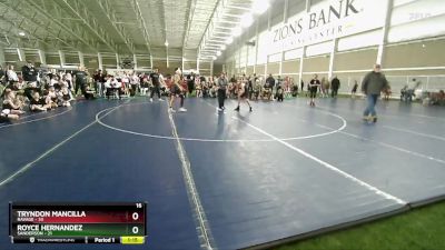 100 lbs Finals (8 Team) - Royce Hernandez, Sanderson vs Tryndon Mancilla, Ravage