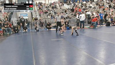 43 lbs Quarters - Zaiden Medina, Colorado vs Arlen Wagner, Wyoming Underground Wrestling