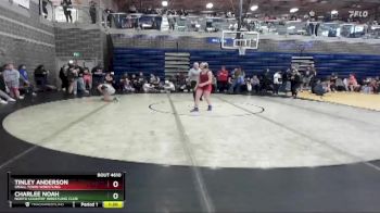 117 lbs Quarterfinal - Charlee Noah, North Country Wrestling Club vs Tinley Anderson, Small Town Wrestling