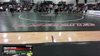 125 lbs Semifinal - Trevor Hedges, Eureka vs Henry Warfel, Westminster University