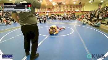 132 lbs Semifinal - Zander Dyches, IRONMEN Wrestling Club vs Jackson Lail, Chandler Takedown Club