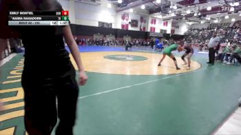 125 lbs Champ. Round 1 - Naima Hagadorn, Thousand Oaks vs Emily Montiel, Downey
