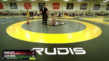 160 lbs Cons. Round 2 - Tyler Ebner, Ironclad Wrestling vs Caleb Cady, Askren Wrestling Academy