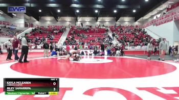 190 lbs Semifinal - Kayla McLearen, Lubbock Cooper vs Riley Samarripa, HARRAH