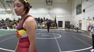 124 lbs Champ. Round 1 - Zoe Lopez, Sacramento City College vs Ciara Hawkins, Unattached
