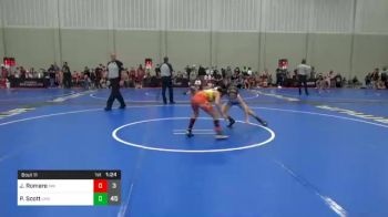 92 lbs Prelims - Jonathan Romero, New Mexico vs Preston Scott, Lions Elite