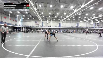 174 lbs Round Of 32 - Mate De La Pena, Pitt - UnAttached vs Cooper Haase, Army-West Point