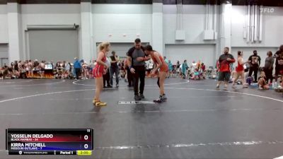 110 lbs Round 2 (8 Team) - Yosselin Delgado, Black Mambas vs Kirra Mitchell, Missouri Outlaws