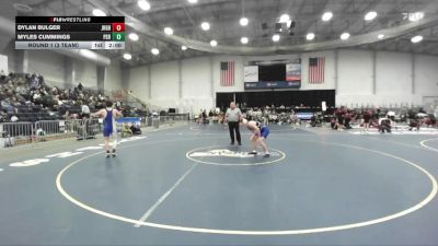160 lbs Round 1 (3 Team) - Dylan Bulger, John H Glenn HS vs Myles Cummings, Peru Sr HS