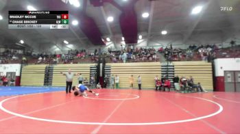120 lbs Cons. Round 3 - Chase Brickey, Carroll (Fort Wayne) vs Bradley McCue, Terre Haute South