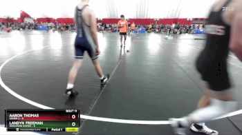 120 lbs Round 4 (6 Team) - Aaron Thomas, Xavier 2 vs Landyn Freeman, Wisconsin Rapids