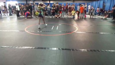 80 lbs Rr Rnd 1 - Jade Adkins, Ggb vs Khloe Capper, Iroquois