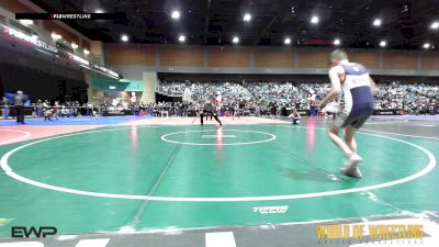 90 lbs Consi Of 16 #2 - Graysen Rogers, Carson Bulldogs vs Tyler Jeffries, EGWA