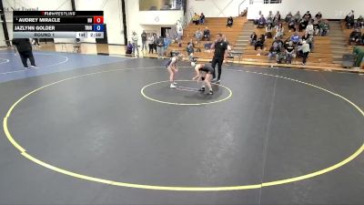 110 lbs Round 1 - Audrey Miracle, Heidelberg vs Jazlynn Golder, Trine