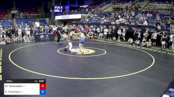 120 lbs Semis - Musa Tamaradze, Massachusetts vs Elyle Francisco, Alaska