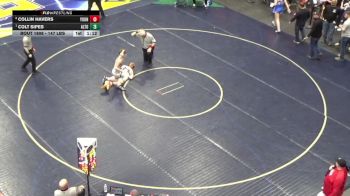 147 lbs Quarterfinal - Collin Havers, Youngsville vs Colt Sipes, Altoona
