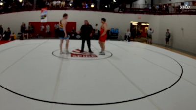 130 kg Cons. Round 4 - Juan Cruz, Warrior Regional Training Center vs Riah Ostrander, Tiger Den Wrestling Club