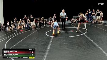 84 lbs Round 6 (8 Team) - Reese BabCock, POWA vs Nicholas Rubio, Dayton Bandits