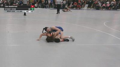 115 lbs Cons. Rd Of 32 - Lisa Bernstein vs Sydney Stieb, Izzy Style Wrestling