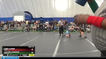 84 lbs Round 8 (10 Team) - Paxton Laughlin, Donahue vs Cory Climer, Forge