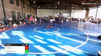 67 lbs Rr Rnd 4 - Maggie John, Springdale Youth Wrestling Club vs Braelynn Williams, Wagoner Takedown Club