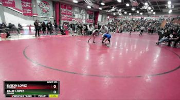 105 lbs Cons. Round 3 - Evelyn Lopez, Hamilton vs Kalie Lopez, Upland