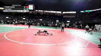 95 lbs 5th Place Match - Jak Keck, SCRA vs Daniel Silver, GFF3