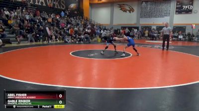 77 lbs Semifinal - Abel Fisher, Sebolt Wrestling Academy vs Gable Riniker, Immortal Athletics WC