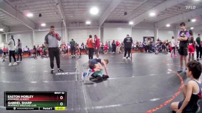 45 lbs Round 4 - Easton Morley, NoWorries Academy vs Gabriel Sharp, Reverence Wrestling Club