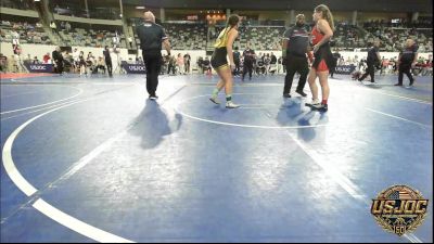 165 lbs 3rd Place - Nikita Mehtala, Redskins Wrestling Club vs Kenzie Hartfield 2, OKC Saints Wrestling