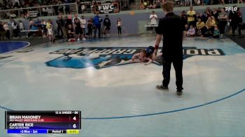 86 lbs Quarterfinal - Carter Rice, Mat-Su Matmen vs Brian Mahoney, Mid Valley Wrestling Club