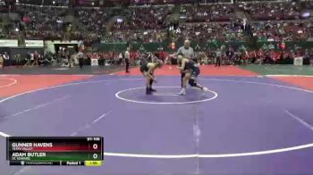 D1-106 lbs Quarterfinal - Adam Butler, St. Edward vs Gunner Havens, Teays Valley