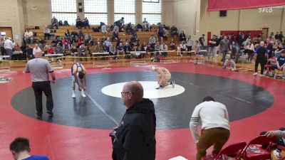 144 lbs Day 1 (round 3) - Oskar Doerflein, St. Francis B vs Nathan Warrior, Gowanda