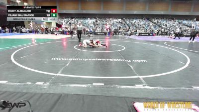 85 lbs Quarterfinal - Ricky Almaguer, Victory vs Viliami Nau Rarick, Westlake