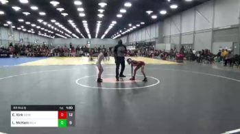 60 lbs Rr Rnd 6 - Elizabeth Kirk, Sooners Crimson vs Lillian McHam, Bedlam