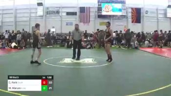 113 lbs Rr Rnd 3 - Caleb Park, Church Boyz vs Mark Marum, Alaska Avalanche Black