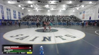 155 lbs Champ. Round 2 - Jasmine Gonzalez, Westminster vs Tala Shami, Aliso Niguel