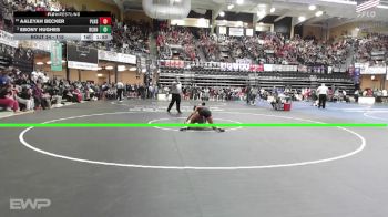 110 lbs Champ. Round 1 - AaLeyah Becker, Plainville HS vs Ebony Hughes, Richmond-Central Heights HS