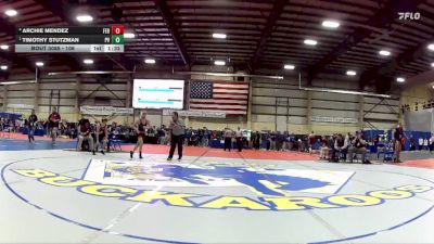 106 lbs Semifinal - Timothy Stutzman, Pahrump Valley vs Archie Mendez, Fernley