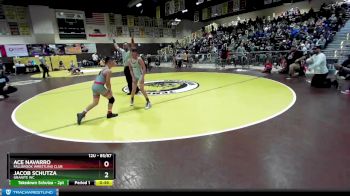 85/87 Cons. Round 1 - Ace Navarro, Fallbrook Wrestling Club vs Jacob Schutza, Granite WC