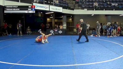 135 lbs Cons. Quarters - Denver Wolf, Cowboy Wrestling Club vs Teegan Nelson, Eastside United Wrestling Club